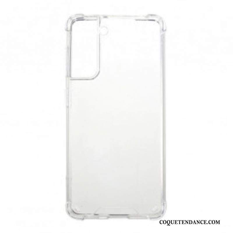 Coque Samsung Galaxy S21 Plus 5G Transparente Coins Renforcés