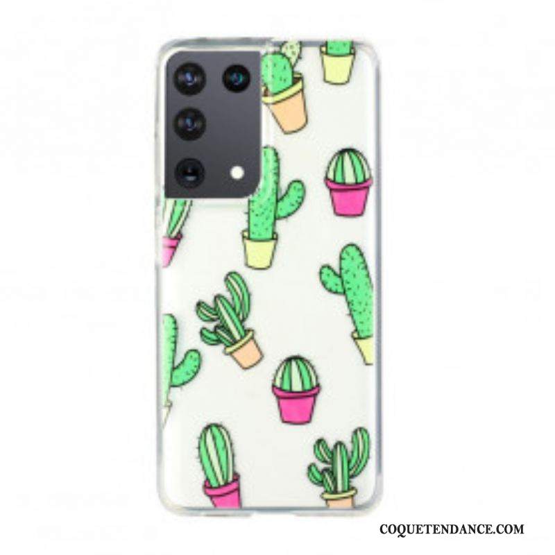 Coque Samsung Galaxy S21 Ultra 5G Minis Cactus