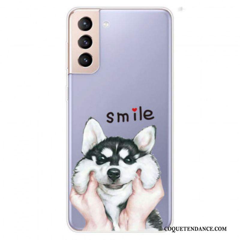 Coque Samsung Galaxy S22 5G Smile Dog