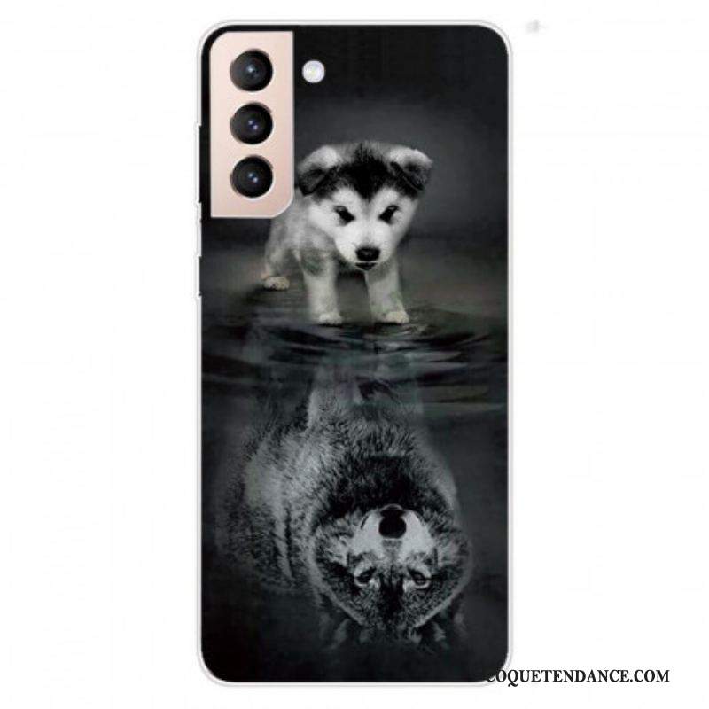 Coque Samsung Galaxy S22 Plus 5G Rêve de Chiot