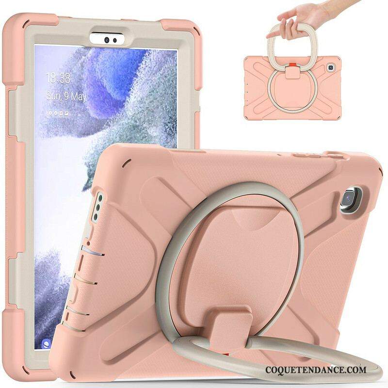 Coque Samsung Galaxy Tab A7 Lite Ultra Résistante Anneau-Support Rotatif