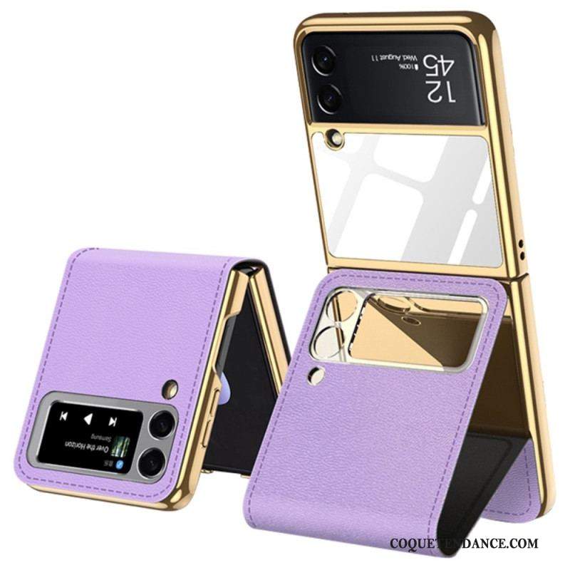 Coque Samsung Galaxy Z Flip 3 5G Miroir et Support Amovible