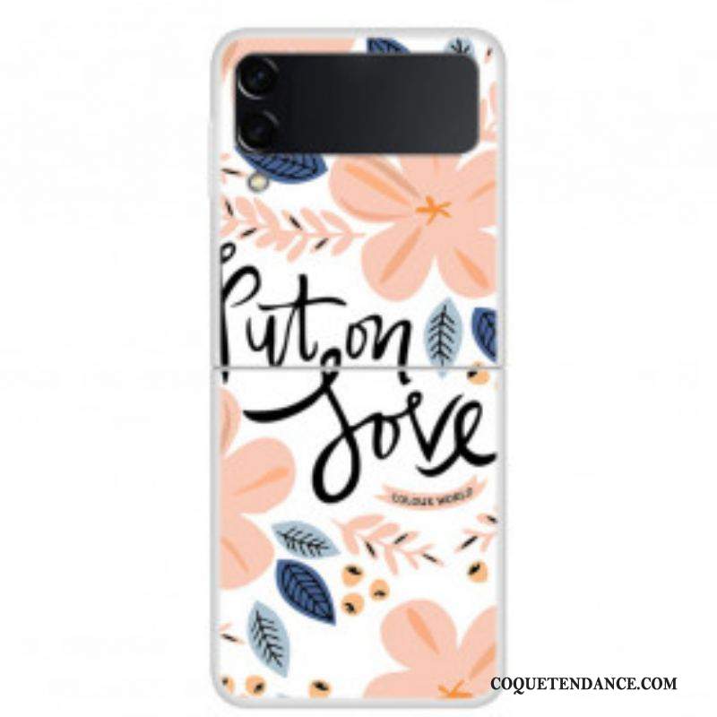 Coque Samsung Galaxy Z Flip 3 5G Put On Love