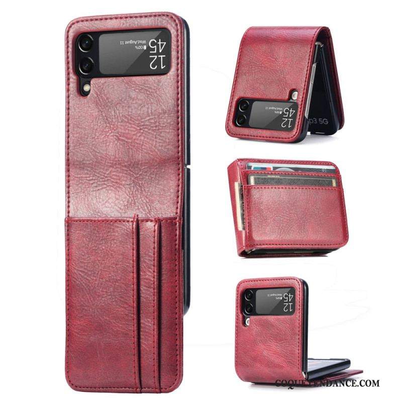 Coque Samsung Galaxy Z Flip 3 5G Style Cuir Portefeuille