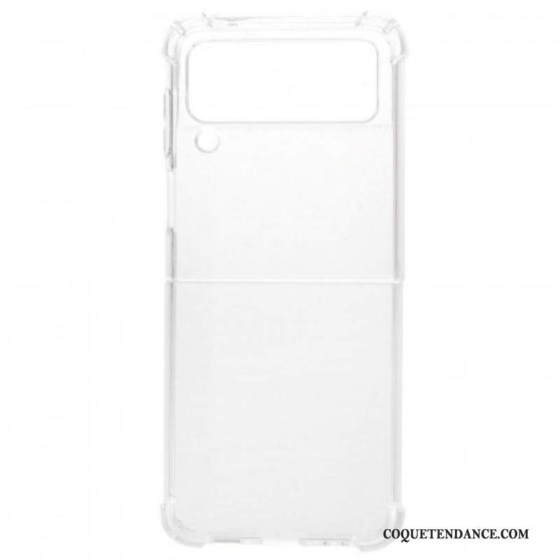 Coque Samsung Galaxy Z Flip 3 5G Transparente Coins Renforcés