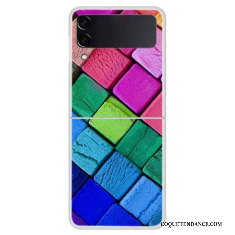 Coque Samsung Galaxy Z Flip 4 Cubes Colorés
