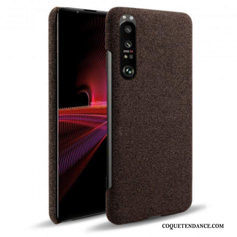 Coque Sony Xperia 1 III Texture Tissu KSQ