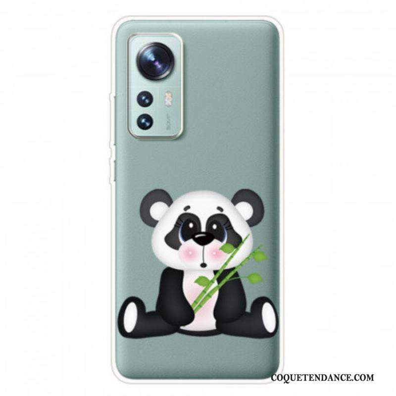 Coque Xiaomi 12 Pro Silicone Joli Panda