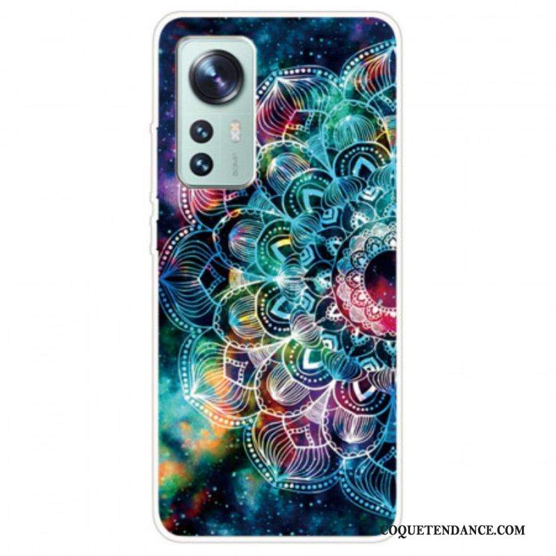 Coque Xiaomi 12 Pro Silicone Mandala Design