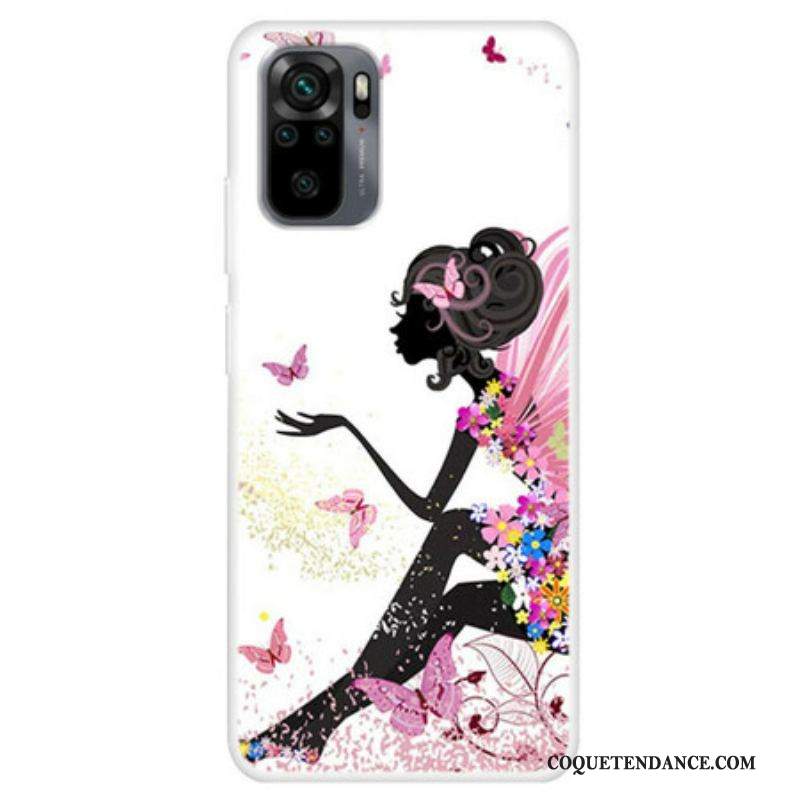 Coque Xiaomi Redmi Note 10/10S/Poco M5s Butterfly Lady