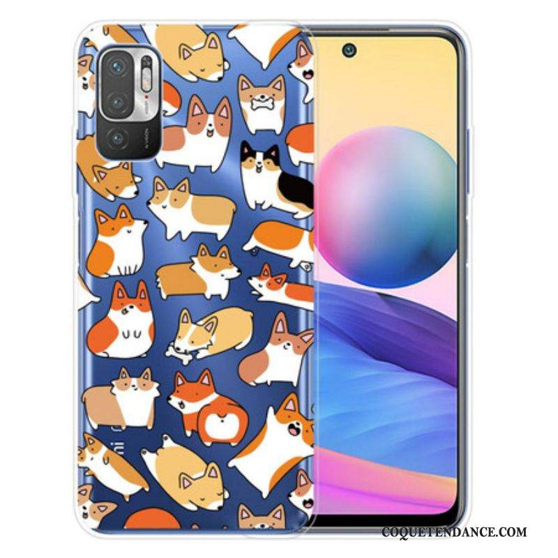 Coque Xiaomi Redmi Note 10 5G / Poco M3 Pro 5G Multiples Chiens