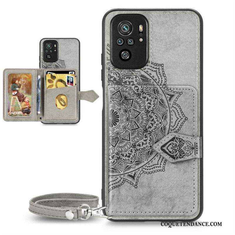 Coque Xiaomi Redmi Note 10 / Note 10s Multi-Fonctionnelle Mandala