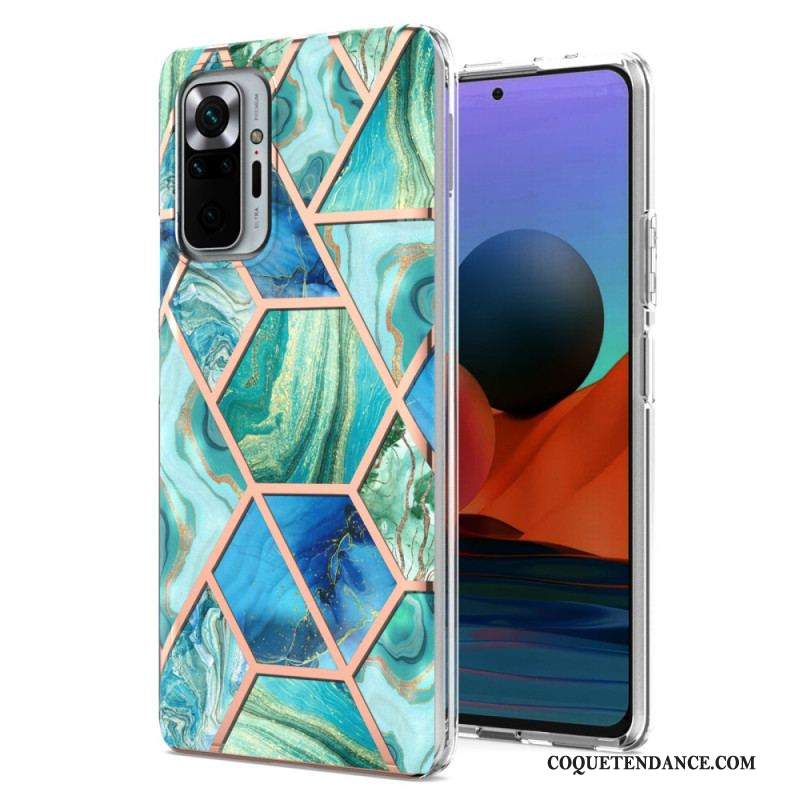 Coque Xiaomi Redmi Note 10 Pro Marbre Géométrie Intense