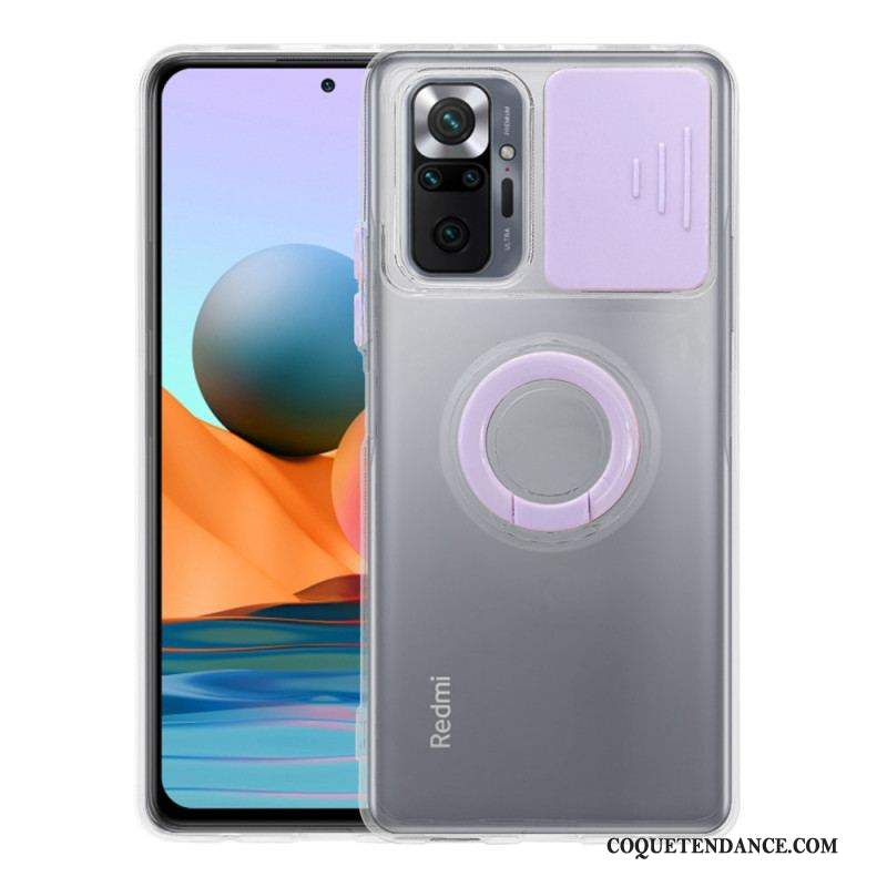 Coque Xiaomi Redmi Note 10 Pro Protège Appareil Photo avec Support