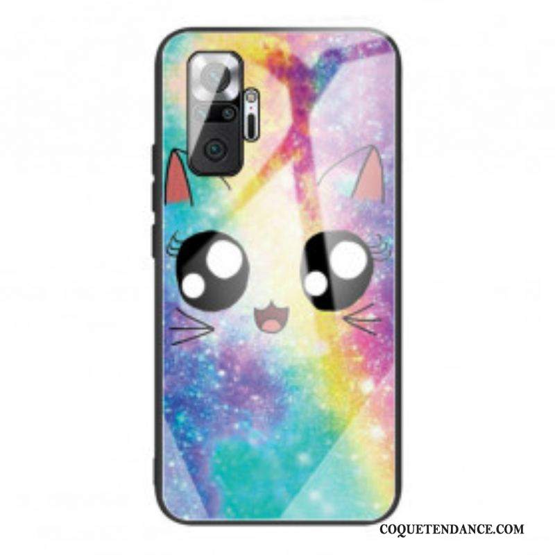 Coque Xiaomi Redmi Note 10 Pro Verre Trempé Chat