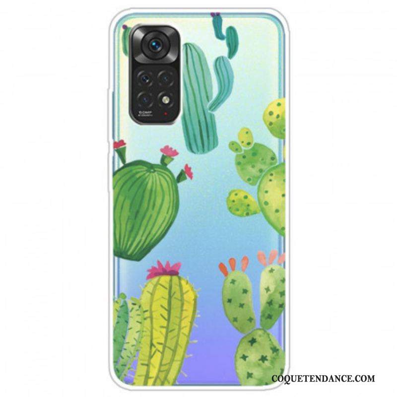 Coque Xiaomi Redmi Note 11 Pro /  Note 11 Pro 5G Cactus Aquarelle