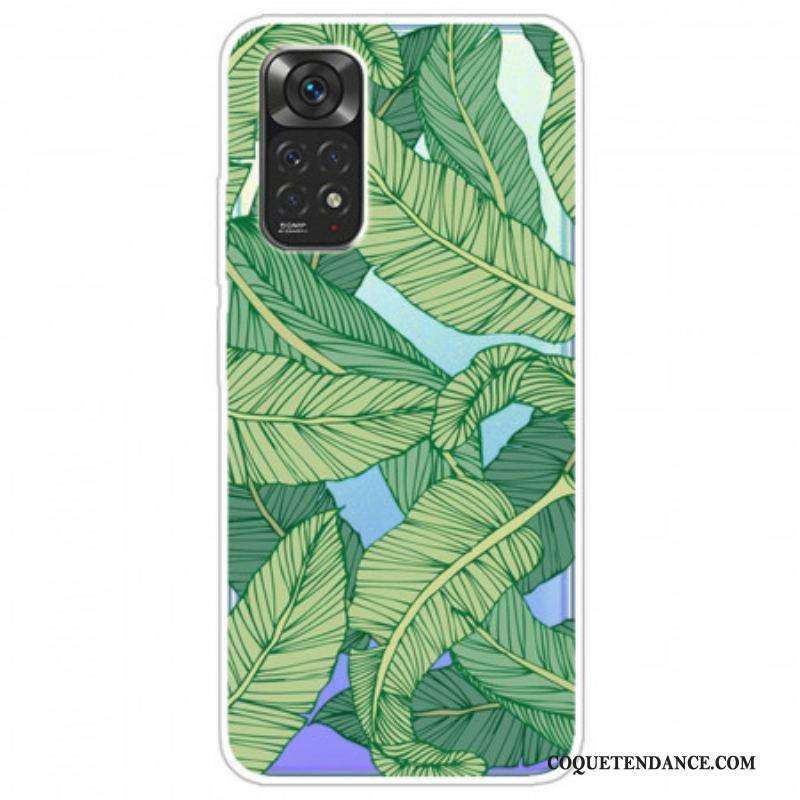 Coque Xiaomi Redmi Note 11 Pro /  Note 11 Pro 5G Feuilles Graphiques