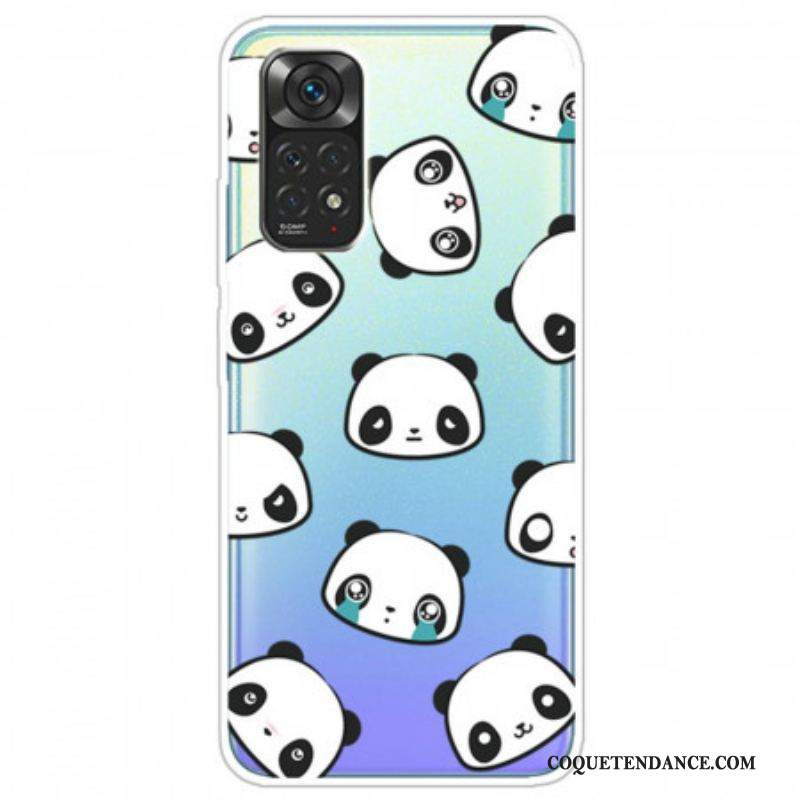 Coque Xiaomi Redmi Note 11 Pro / Note 11 Pro 5G Pandas Sentimentaux