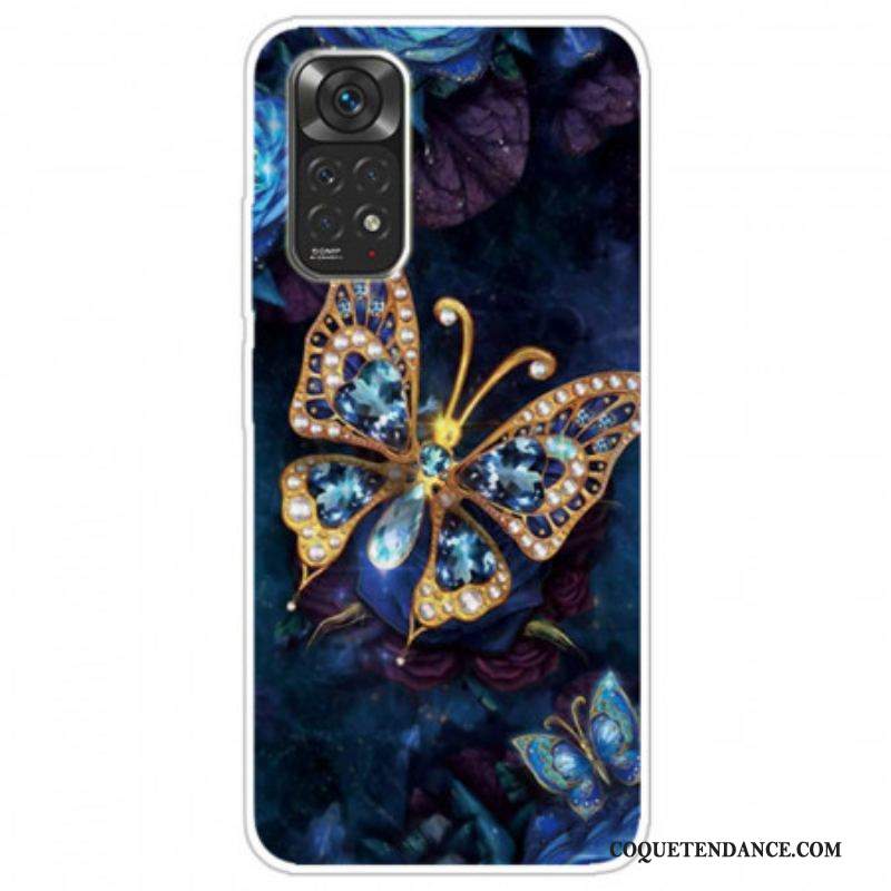 Coque Xiaomi Redmi Note 11 Pro / Note 11 Pro 5G Papillon D'Or