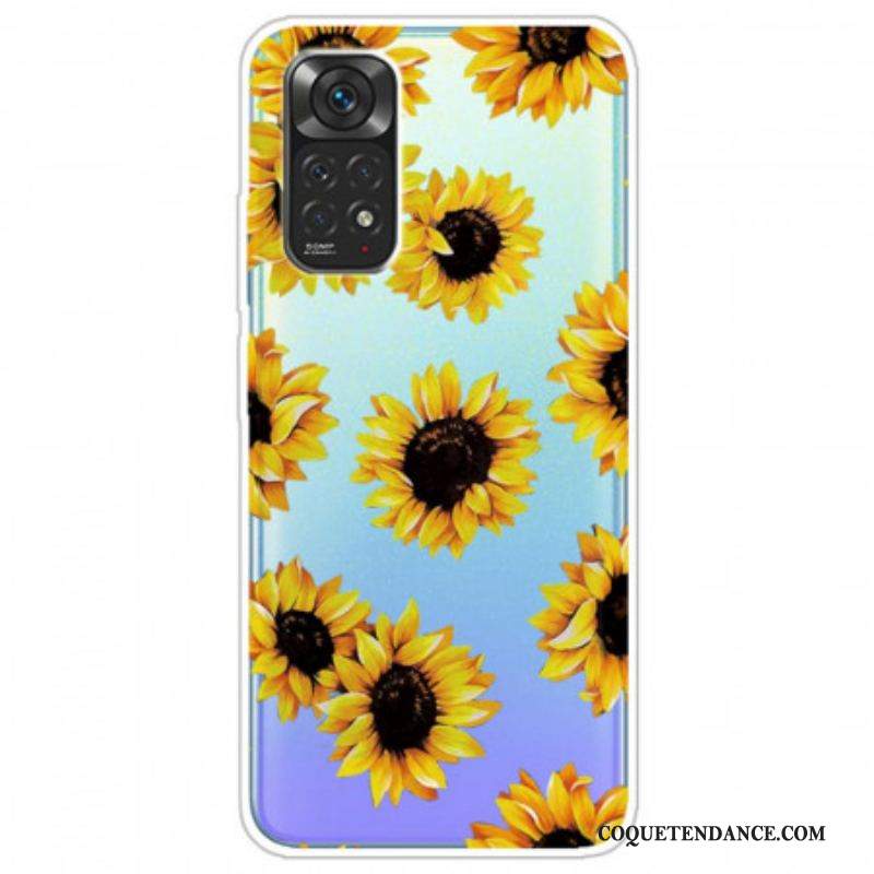 Coque Xiaomi Redmi Note 11 Pro /  Note 11 Pro 5G Tournesols