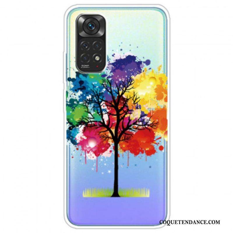 Coque Xiaomi Redmi Note 11 Pro /  Note 11 Pro 5G Transparente Arbre Aquarelle