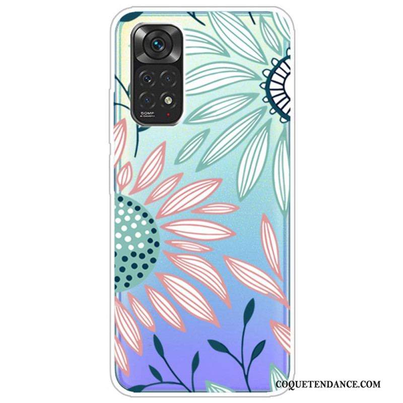 Coque Xiaomi Redmi Note 11 Pro /  Note 11 Pro 5G Transparente Fleur