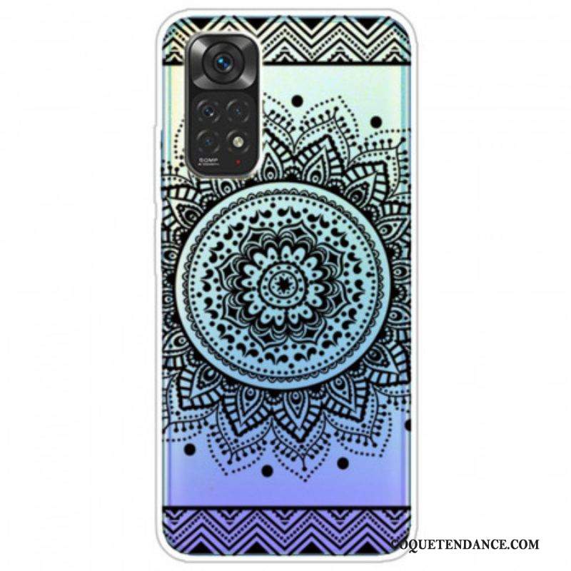 Coque Xiaomi Redmi Note 11 Pro /  Note 11 Pro 5G Transparente Fleur Mandala