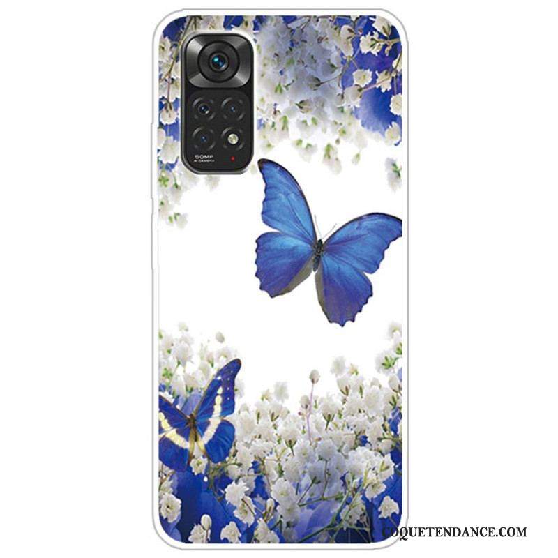 Coque Xiaomi Redmi Note 11 Pro /  Note 11 Pro 5G Vol de Papillons