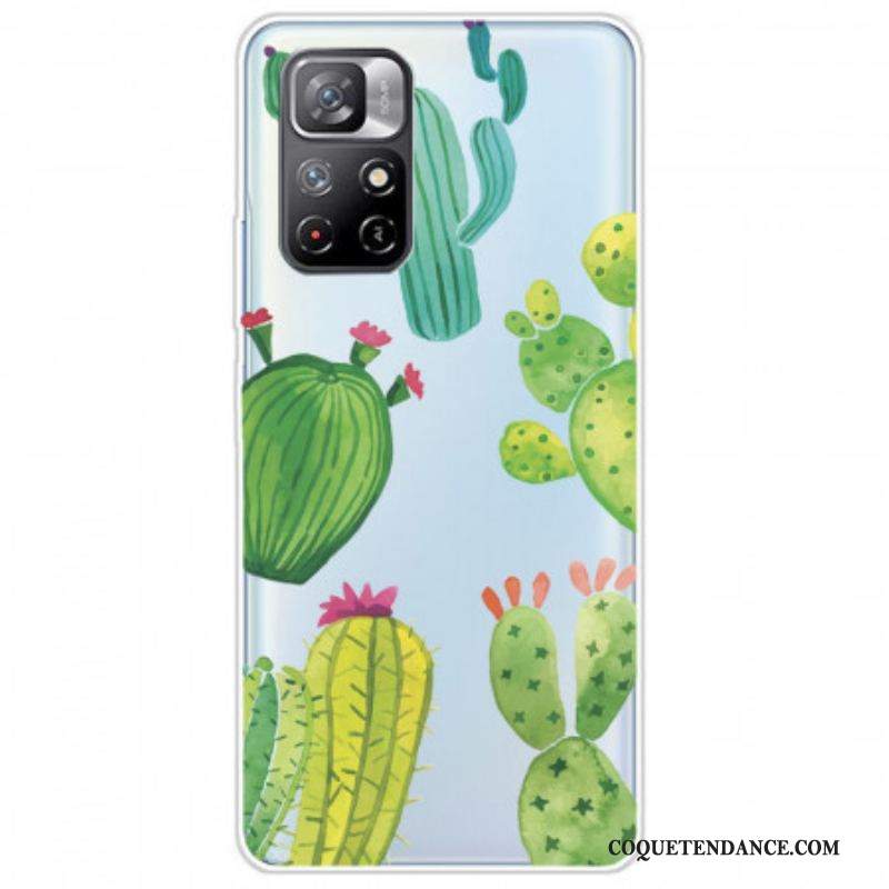 Coque Xiaomi Redmi Note 11 Pro Plus 5G Cactus Aquarelle