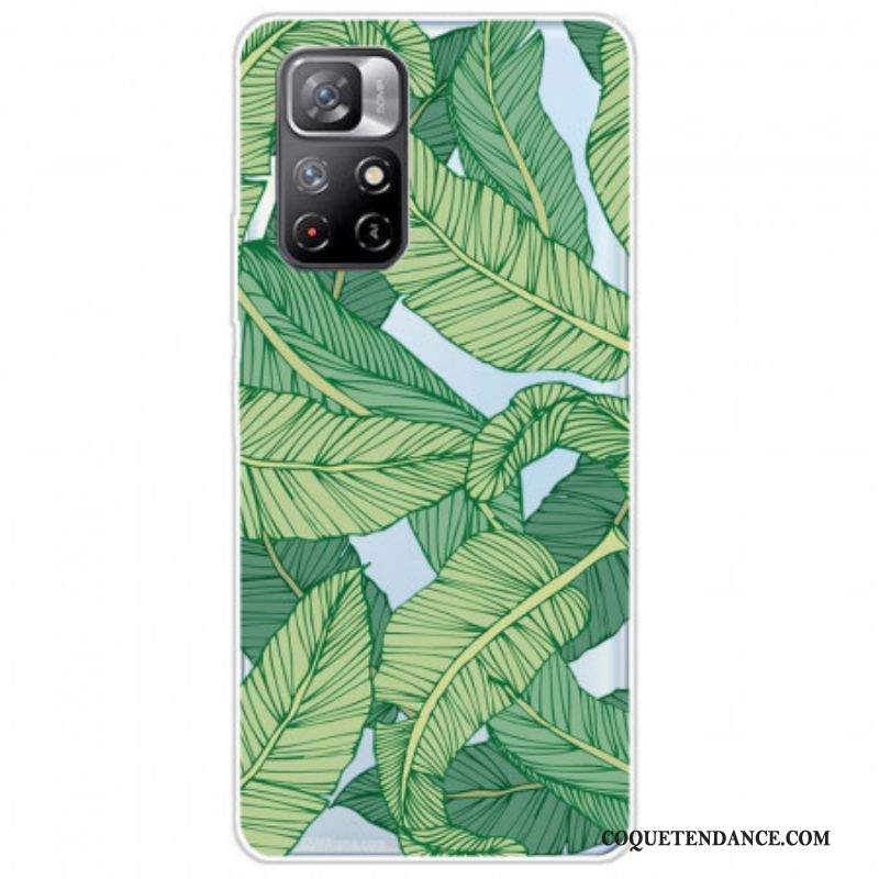 Coque Xiaomi Redmi Note 11 Pro Plus 5G Feuilles Graphiques