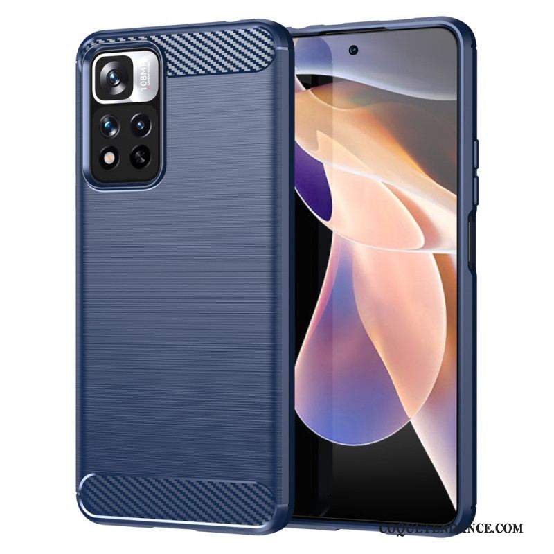 Coque Xiaomi Redmi Note 11 Pro Plus 5G Fibre Carbone Brossée