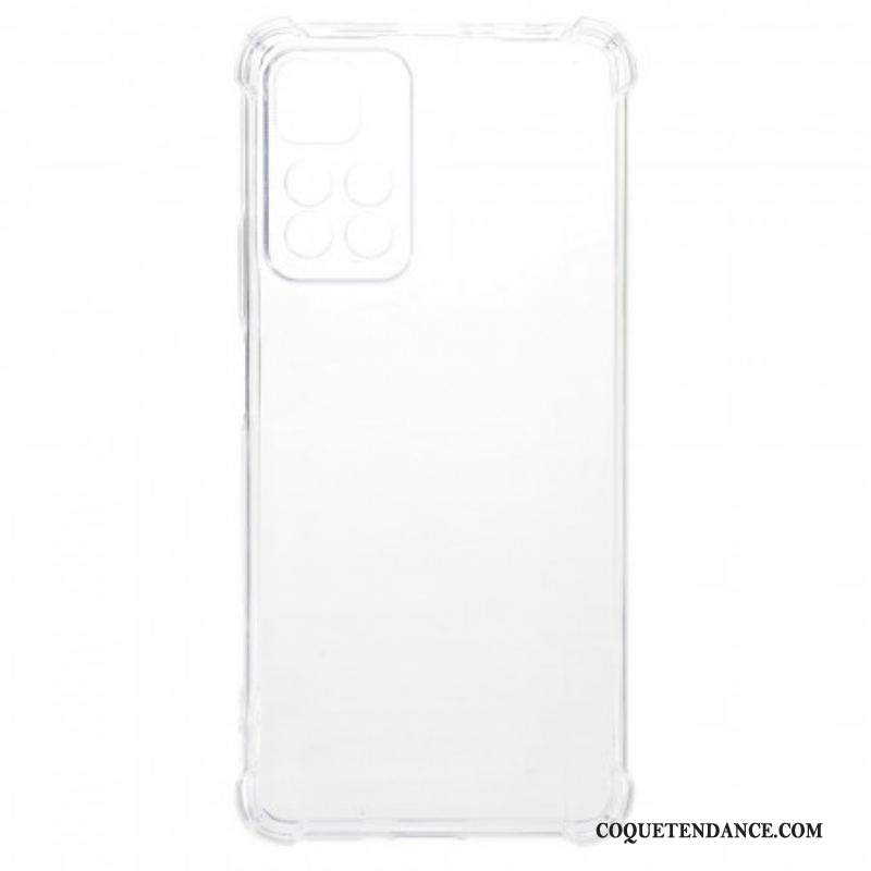 Coque Xiaomi Redmi Note 11 Pro Plus 5G Transparente Coins Renforcés