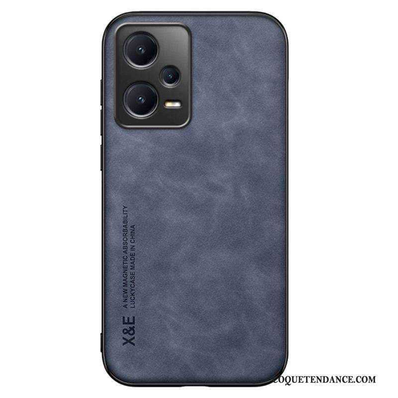 Coque Xiaomi Redmi Note 12 Pro Plus Cuir Effet Cuir X&E