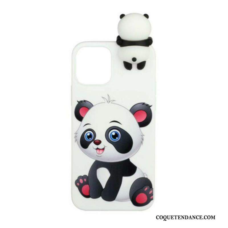 Coque iPhone 13 Mini 3D Mignon Panda