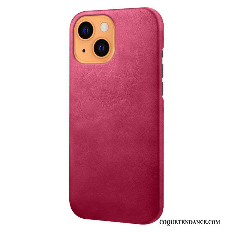 Coque iPhone 13 Mini Effet Cuir KSQ