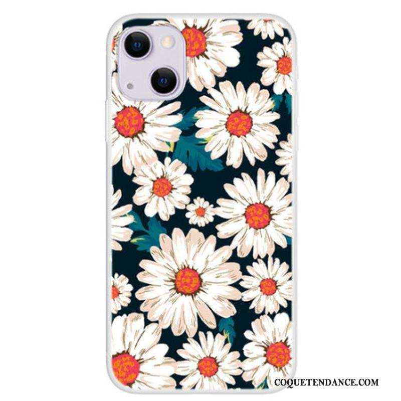 Coque iPhone 13 Mini Marguerites