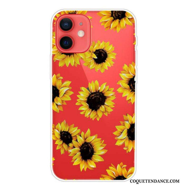 Coque iPhone 13 Mini Tournesols