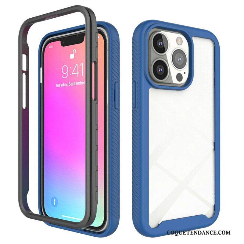 Coque iPhone 13 Pro Conception Hybride Rebords Silicone