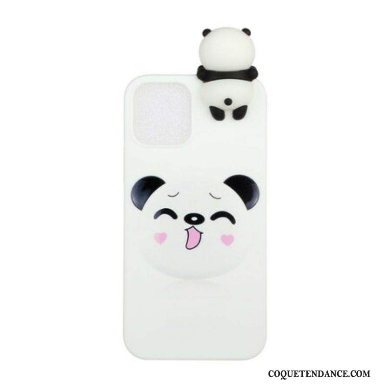 Coque iPhone 13 Pro Cool Panda 3D