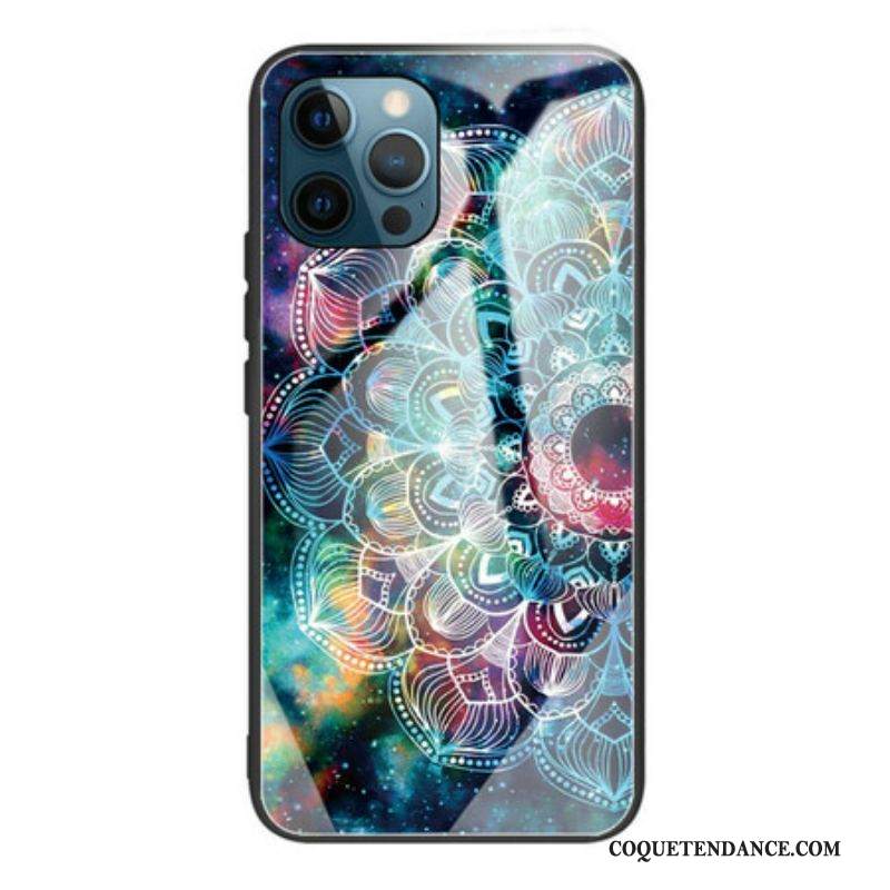 Coque iPhone 13 Pro Max Verre Trempé Mandala