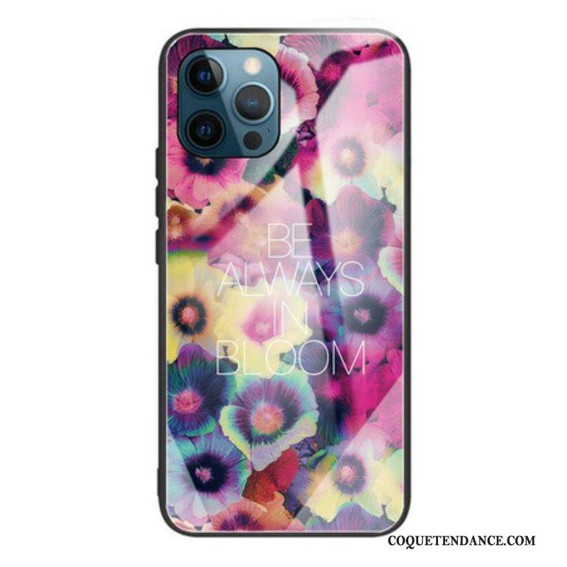 Coque iPhone 13 Pro Max Verre trempé Be Always in Bloom