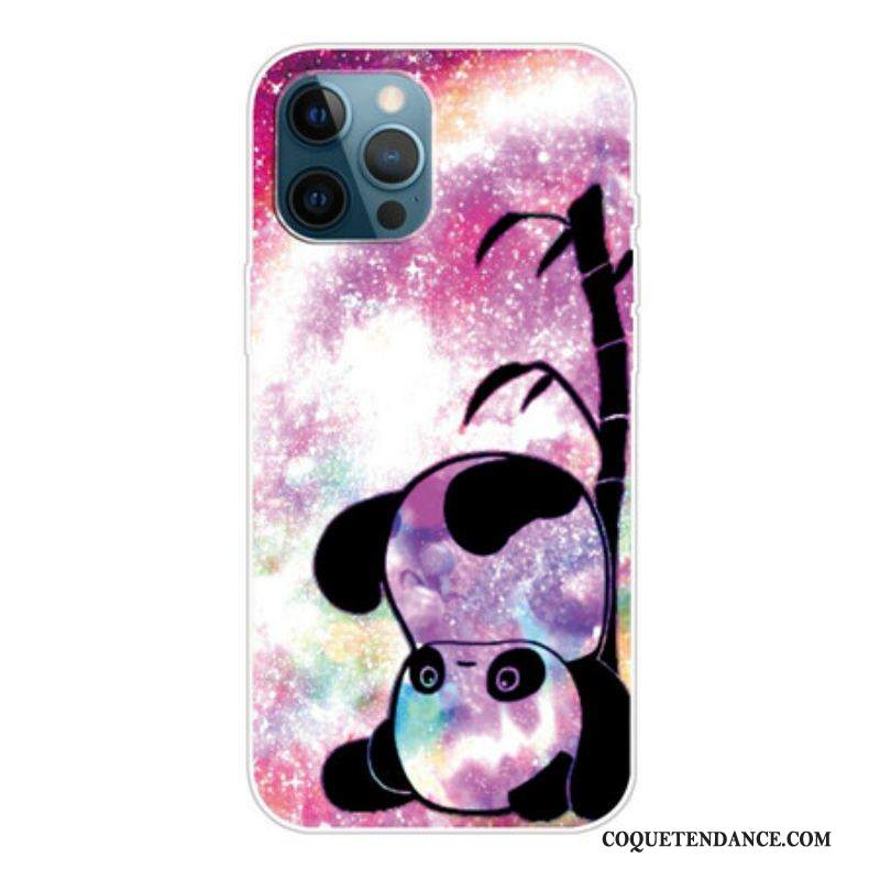 Coque iPhone 13 Pro Panda et Bambou