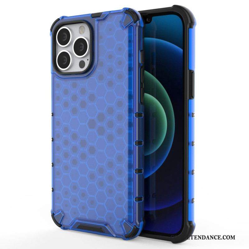 Coque iPhone 14 Pro Max Style Nid d'Abeille