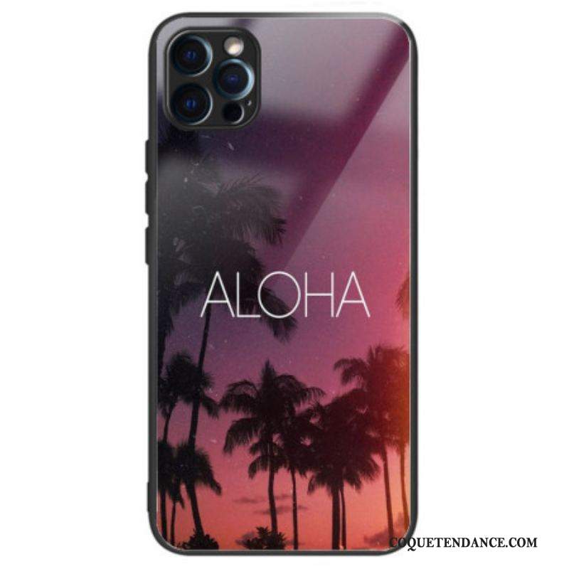 Coque iPhone 14 Pro Max Verre Trempé Aloha