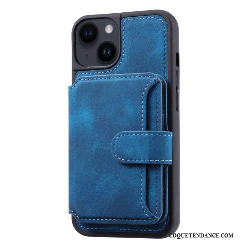 Coque iPhone 15 Plus Porte-Cartes RFID Support