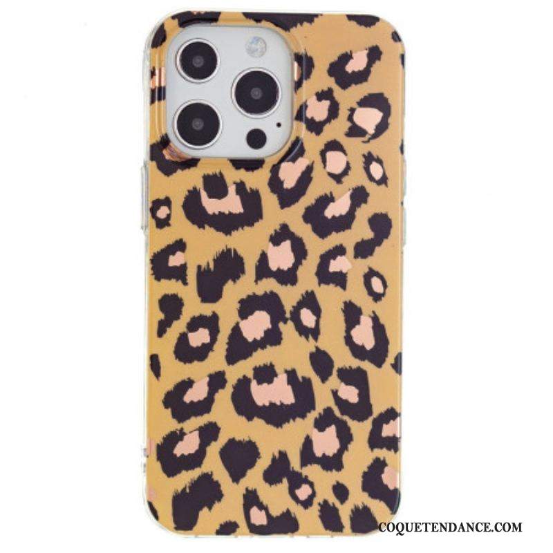 Coque iPhone 15 Pro Max Motif Léopard