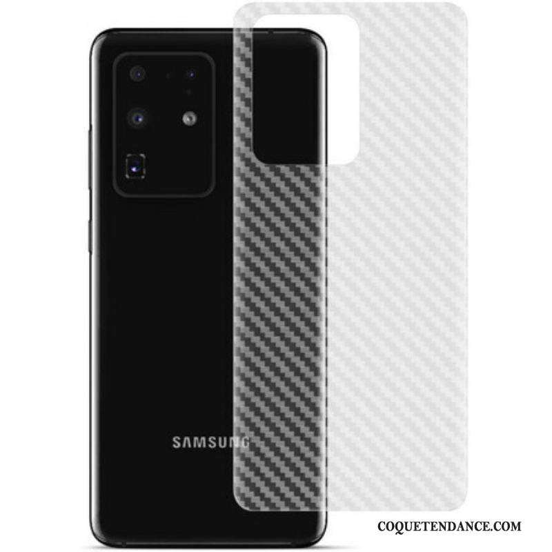 Film Arrière pour Samsung Galaxy S20 Ultra Style Carbone IMAK