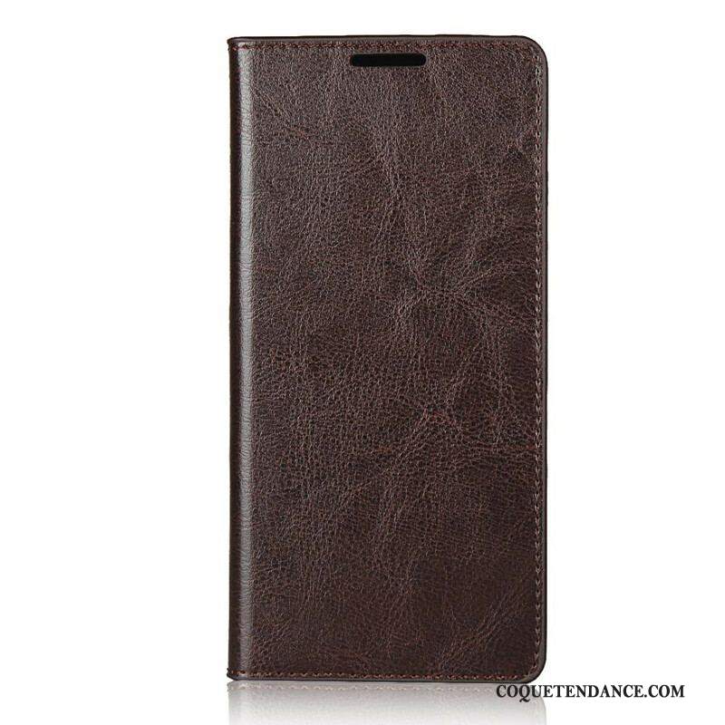 Flip Cover Samsung Galaxy A51 5G Cuir Véritable