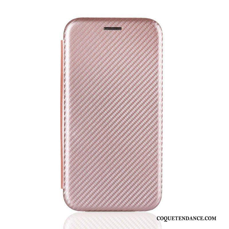 Flip Cover Samsung Galaxy M51 Fibre Carbone