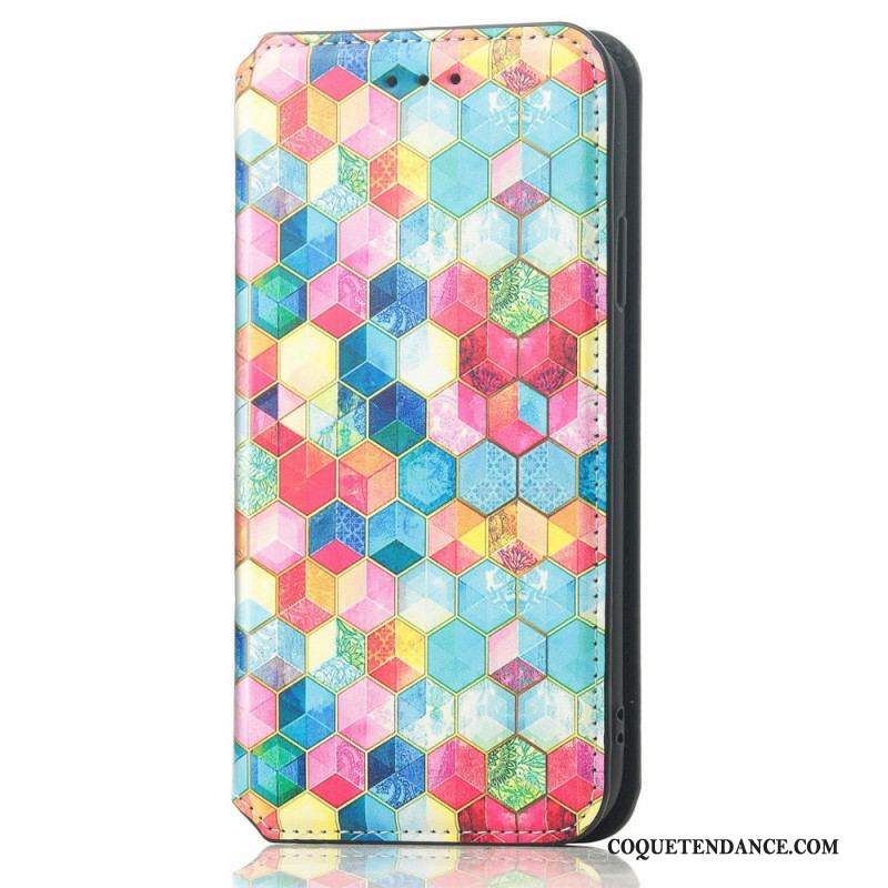 Flip Cover Samsung Galaxy S22 Ultra 5G Design RFID Caseneo